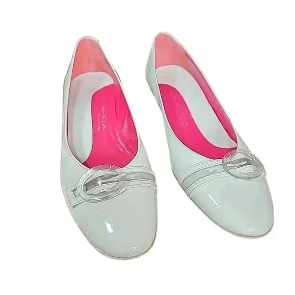 Via Spiga Vintage Leather Kitty heels. Size 8 - Picture 2 of 11